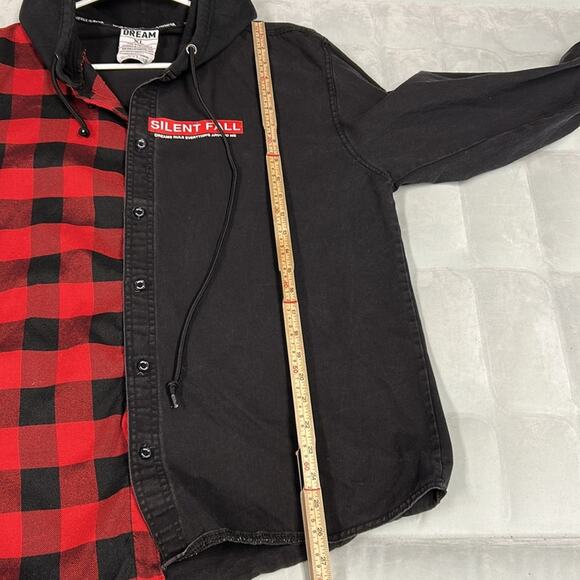 DREAM Hooded Color Block Flannel (Silent Fall) Mental Health Awareness Size XL - Picture 8 of 8